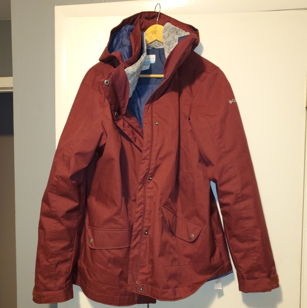 Women's sleet to street interchange winter coat